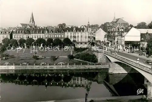 AK / Ansichtskarte Sarreguemines Le Pont sur la Sarre Sarreguemines