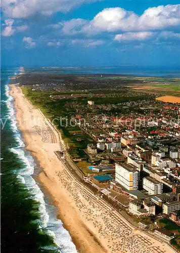 AK / Ansichtskarte Westerland_Sylt Nordseeheilbad Fliegeraufnahme Westerland_Sylt