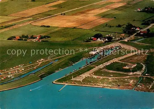 AK / Ansichtskarte Dorum Zum Dorumer Tief Fliegeraufnahme Dorum