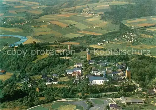 AK / Ansichtskarte Blankenberg_Sieg Burg und Stadt Fliegeraufnahme Blankenberg_Sieg