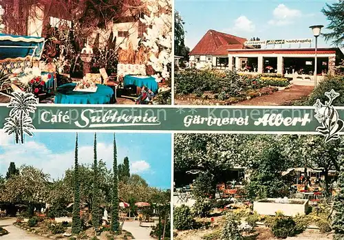 AK / Ansichtskarte Bremen Cafe Subtropia Gaertnerei Albert Bremen