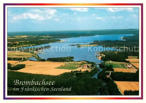 AK / Ansichtskarte Brombachsee Fliegeraufnahme Brombachsee