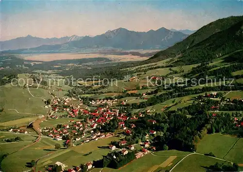 AK / Ansichtskarte Bad_Kohlgrub Fliegeraufnahme mit Benediktenwand und Heimgarten Bad_Kohlgrub