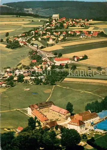 AK / Ansichtskarte Fuchsmuehl Fliegeraufnahme mit Schloss Fuchsmuehl