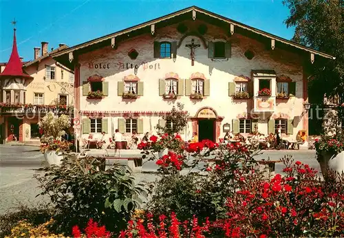 AK / Ansichtskarte Oberammergau Hotel Alte Post Oberammergau