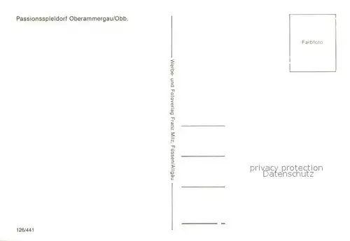 AK / Ansichtskarte Oberammergau Hotel Alte Post Oberammergau