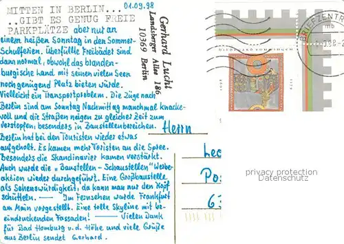 AK / Ansichtskarte Berlin Strassenpartie Berlin