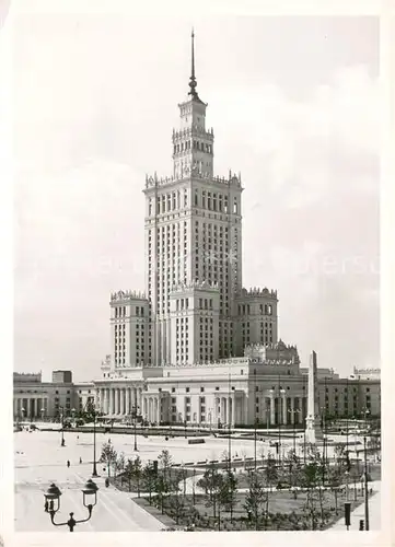 AK / Ansichtskarte Warszawa Palac Kultury i Nauki Warszawa