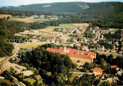 AK / Ansichtskarte Bad_Iburg Fliegeraufnahme mit Schloss Bad_Iburg