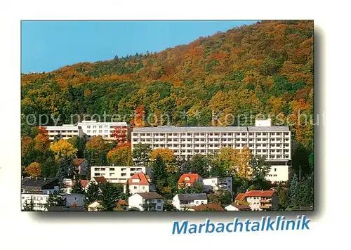 AK / Ansichtskarte Bad_Kissingen Marbachtalklinik der Dt Rentenversicherung Bad_Kissingen