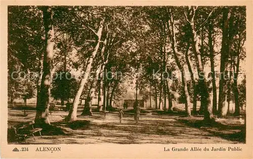 AK / Ansichtskarte Alencon_61 Grande Allee du Jardin Public 