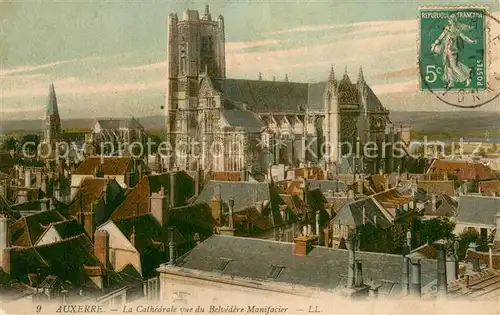 AK / Ansichtskarte Auxerre Cathedrale vue du Belvedere Manifacier Auxerre