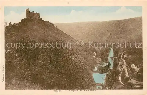 AK / Ansichtskarte Najac Chateau Aveyron Najac