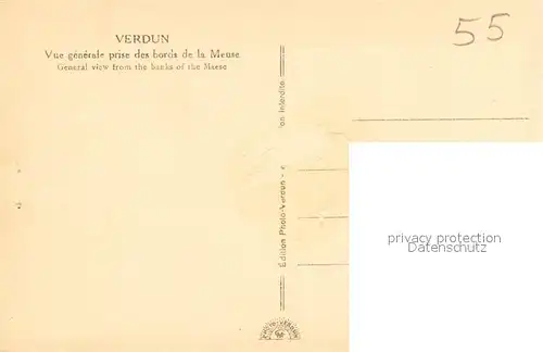 AK / Ansichtskarte Verdun_Meuse bords de la Meuse Verdun Meuse