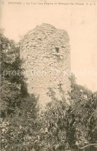 AK / Ansichtskarte Provins Tour des Engins et Rempart de l`Ouest Provins