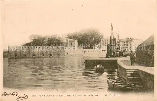 AK / Ansichtskarte Bayonne_64 Le vieux Reduit et la Nive 