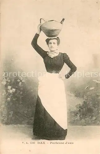 AK / Ansichtskarte Dax_Landes Porteuse d`eau Dax_Landes