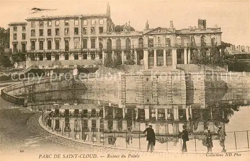 AK / Ansichtskarte Saint_Cloud_92 Parc Ruines du Palais 