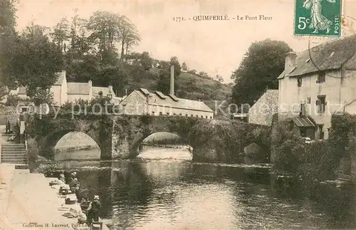 AK / Ansichtskarte Quimperle Le Pont Fleur Quimperle
