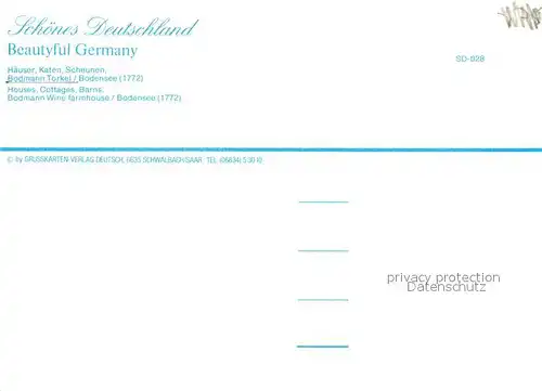 AK / Ansichtskarte Bodman_Bodensee Haeuser Katen Scheunen Bodman Bodensee