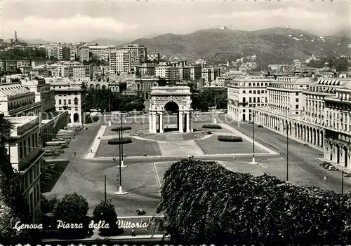 AK / Ansichtskarte Genova_Genua_Liguria Piazza della Vittoria Genova_Genua_Liguria