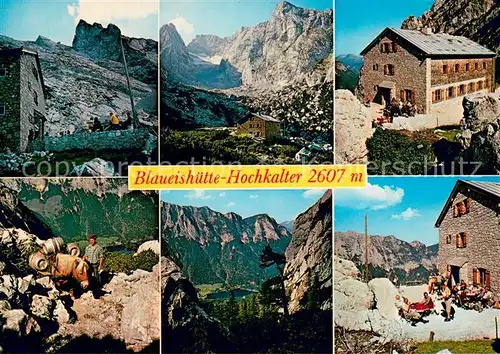 AK / Ansichtskarte Blaueishuette_Berchtesgaden Panorama mit Hochkalter  