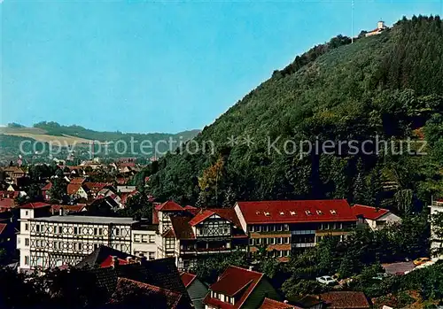 AK / Ansichtskarte Bad_Lauterberg Kneipp Sanatorium St Bennostift mit Hausberg Bad_Lauterberg