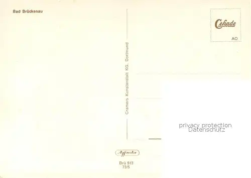 AK / Ansichtskarte Bad_Brueckenau Ortsansicht Bad_Brueckenau