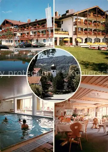 AK / Ansichtskarte Bad_Feilnbach Kurhaus Schwarzenberg Hallenbad Speisesaal Bad_Feilnbach