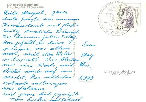 AK / Ansichtskarte Bad_Griesbach_Rottal  Bad_Griesbach_Rottal