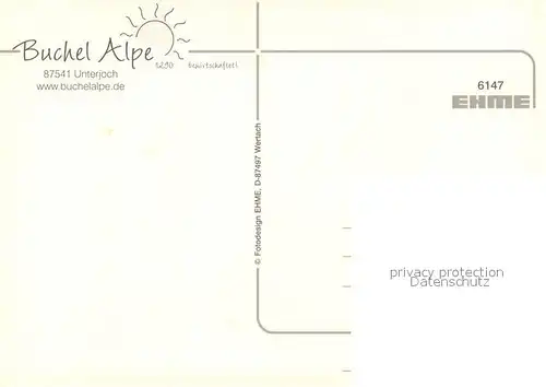 AK / Ansichtskarte Unterjoch Buchel Alpe Unterjoch