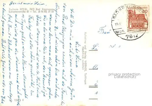 AK / Ansichtskarte Bad_Krozingen Kurheim Koelbl Bad_Krozingen