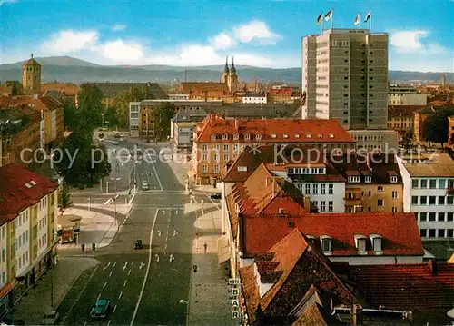 AK / Ansichtskarte Bayreuth Luitpoldplatz und Rathaus Bayreuth