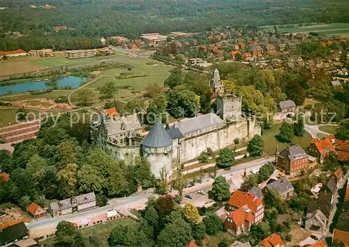 AK / Ansichtskarte Bad_Bentheim Fliegeraufnahme mit Burg Bad_Bentheim