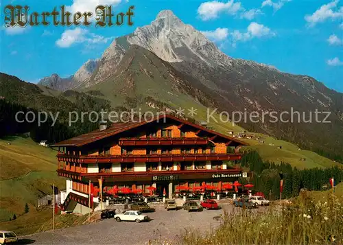 AK / Ansichtskarte Warth_Vorarlberg Hotel Warther Hof am Arlberg Warth Vorarlberg