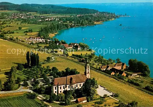 AK / Ansichtskarte Birnau_Bodensee Basilika Birnau Fliegeraufnahme 