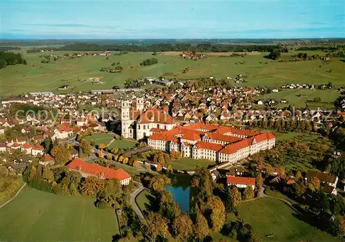 AK / Ansichtskarte Ottobeuren Abtei Fliegeraufnahme Ottobeuren