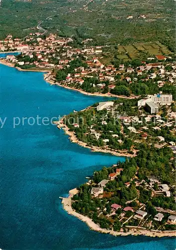 AK / Ansichtskarte Malinska_Krk Fliegeraufnahme Malinska Krk