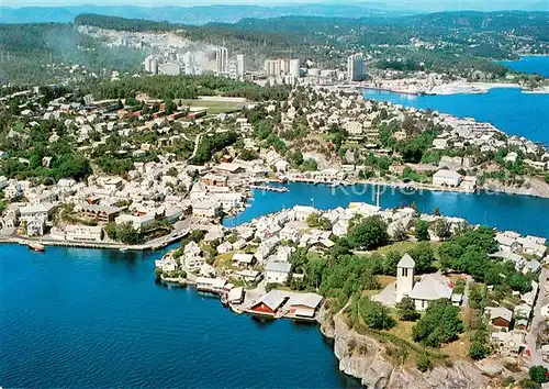 AK / Ansichtskarte Norge_Norwegen Brevik Fliegeraufnahme Norge Norwegen