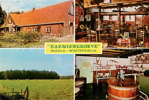 AK / Ansichtskarte Winterswijk Hermienehoeve Gaststube Wiese Kaeserei Winterswijk