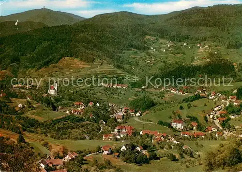 AK / Ansichtskarte Buehlertal Panorama Luftkurort Schwarzwald Buehlertal