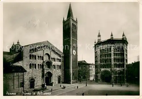 AK / Ansichtskarte Parma_Emilia Romagna Duomo e Battistero Parma Emilia Romagna
