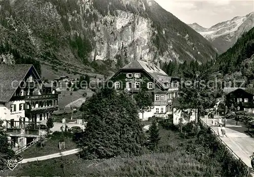 AK / Ansichtskarte Badgastein Gaststaette Hotel Gruener Baum Koetschachtal Alpen Badgastein