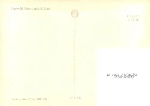 AK / Ansichtskarte Zinnwald Georgenfeld Kirche Zinnwald Georgenfeld