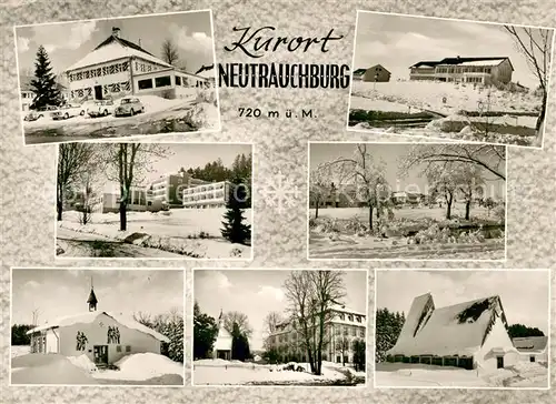 AK / Ansichtskarte Neutrauchburg Teilansichten Kurort im Winter Neutrauchburg
