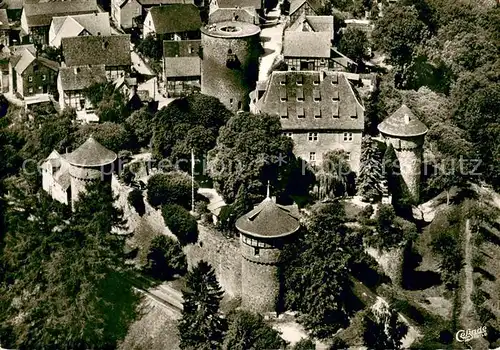 AK / Ansichtskarte Trendelburg Burghotel Trendelburg Fliegeraufnahme Trendelburg