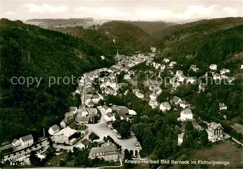 AK / Ansichtskarte Bad_Berneck Kneipp Heilbad Fliegeraufnahme Bad_Berneck
