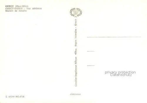 AK / Ansichtskarte Pairis Maison de retraite vue aerienne Pairis