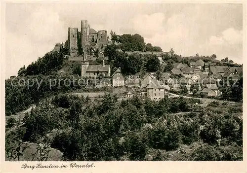 AK / Ansichtskarte Bornhagen Burg Hanstein im Werratal Bornhagen