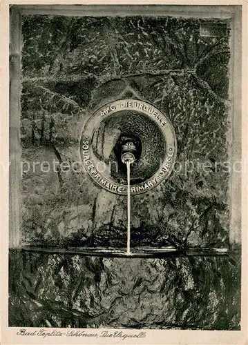 AK / Ansichtskarte Bad_Teplitz Schoenau Urquelle Bad_Teplitz Schoenau